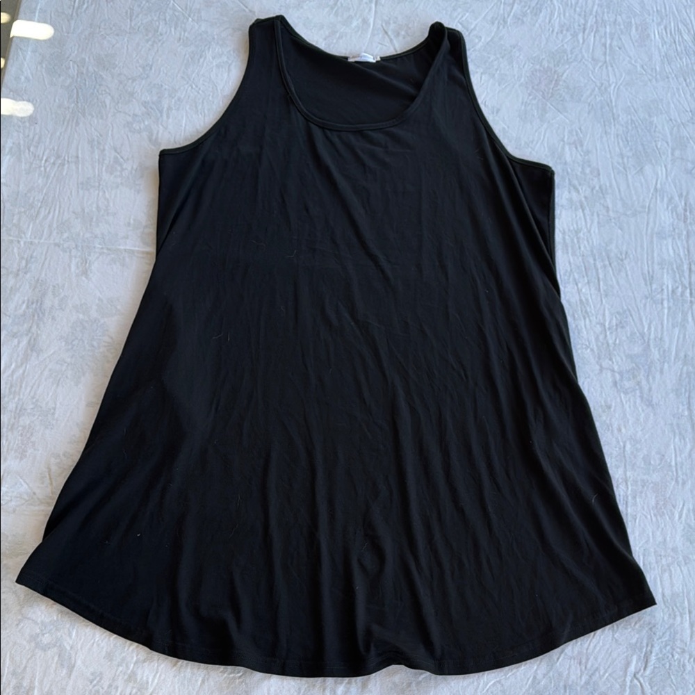 Black Sleeveless Relaxed dress